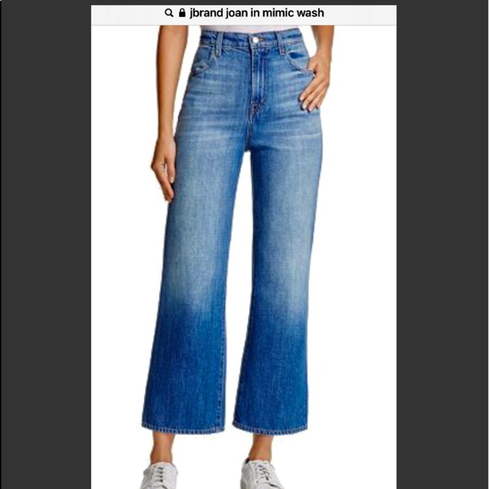 J Brand Joan Crop Jeans in Mimic Wash